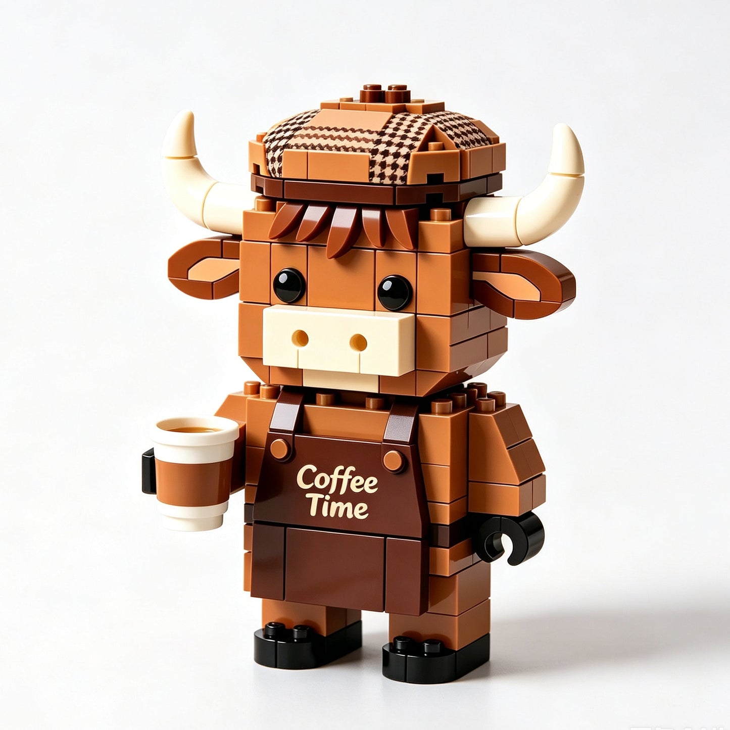 2026 Limited Edition--Scottish Highland Cow Bagpiper Brick Set