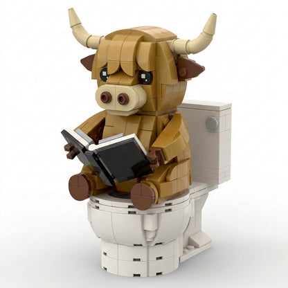 2026 Limited Edition--Scottish Highland Cow Bagpiper Brick Set