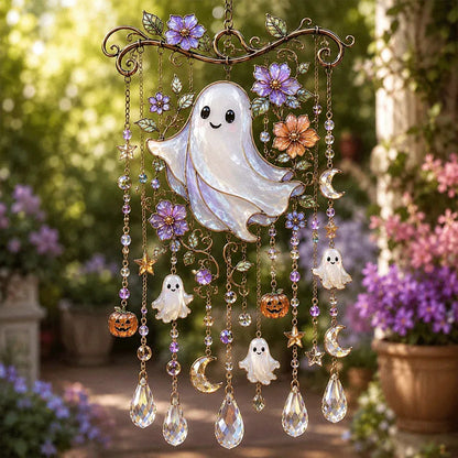 🔥Early Halloween Hot Sale 49% OFF👻 Haunted Glow Ghost Wind Chime