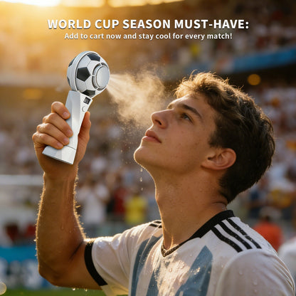 The Ultimate World Cup Style Portable Fan – Made for Your Summer Life