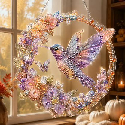 🐈🎃Halloween Moon Diamond Art Hanging Ornament – DIY Sparkling Décor Kit