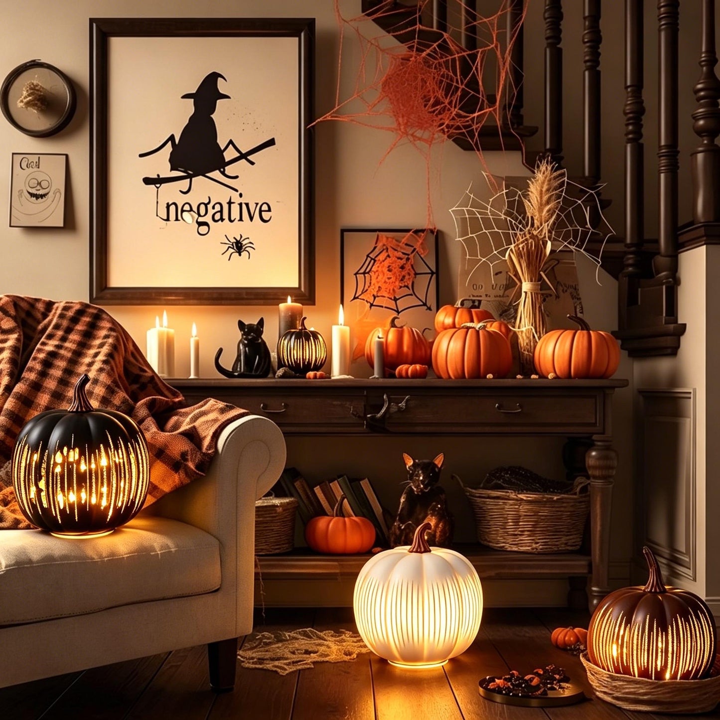 🎃✨Halloween Pumpkins Twinkle Lamp
