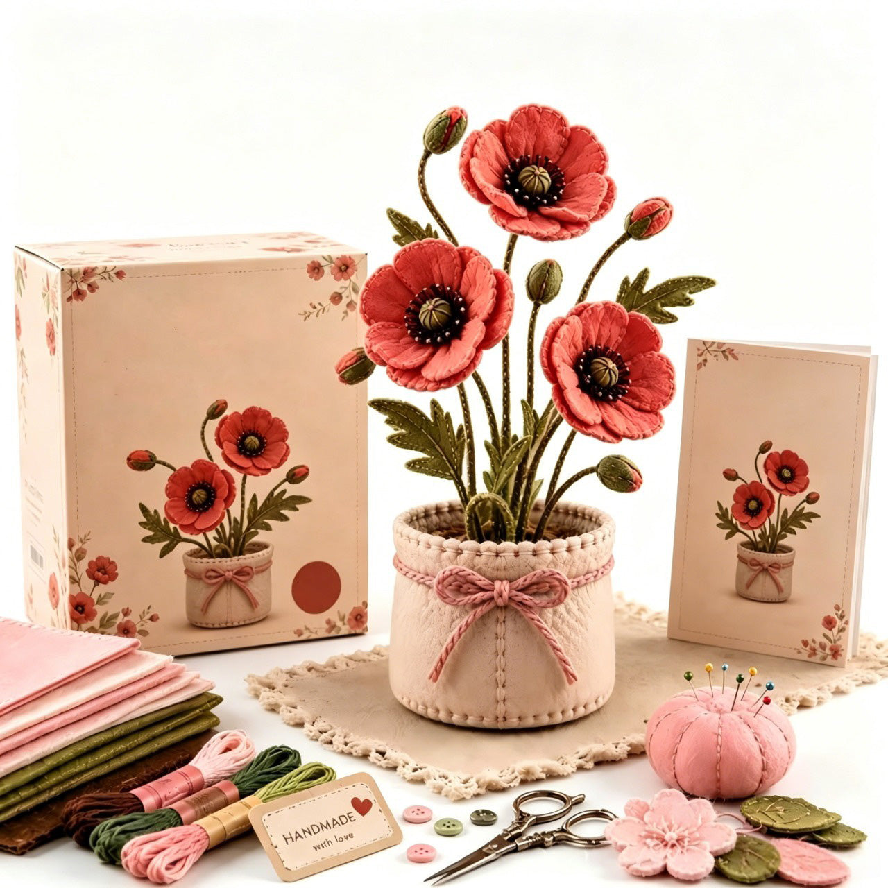 Botanical Patchwork Felt DIY Kit Series