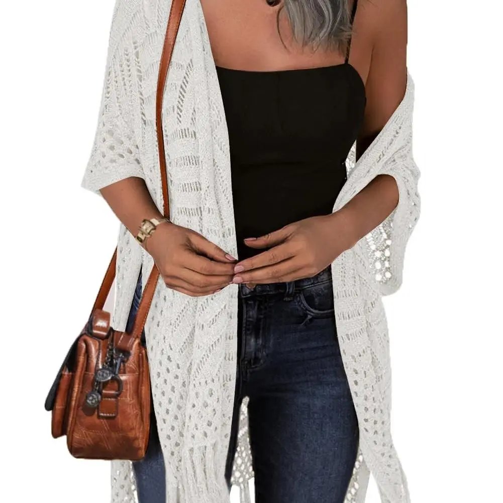 🔥Limited Time 49% Off✨Womens Knit Cardigan Oversized Open Front Outwear