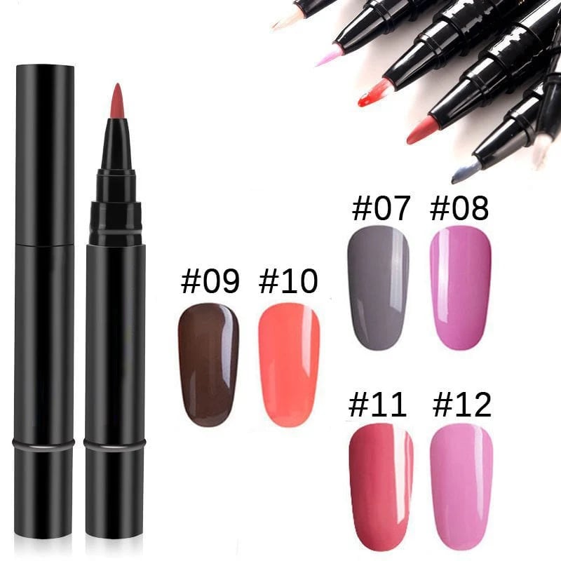 💅 Limited Time Buy 1 Get 1 Free! ✨One Step Nail Gel Pen🎨Free handheld mini UV nail lamp💡