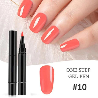 💅 Limited Time Buy 1 Get 1 Free! ✨One Step Nail Gel Pen🎨Free handheld mini UV nail lamp💡