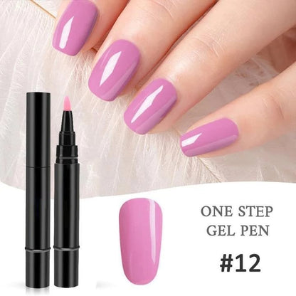 💅 Limited Time Buy 1 Get 1 Free! ✨One Step Nail Gel Pen🎨Free handheld mini UV nail lamp💡
