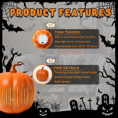 🎃✨Halloween Pumpkins Twinkle Lamp