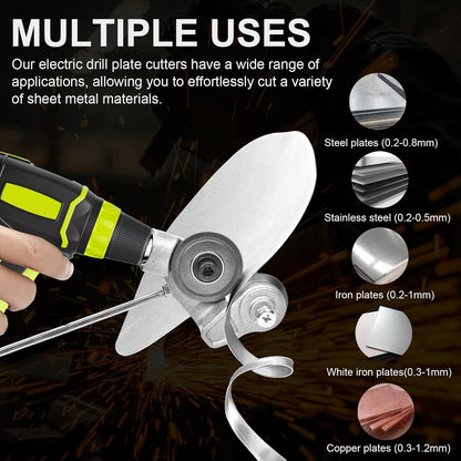 🔥Sheet Metal Cutter Drill Attachment 🛠️