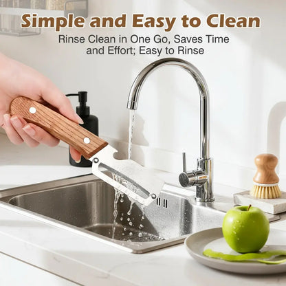 🍎🔪 One blade, endless kitchen magic — multi-function stainless steel peeler & knife for effortless prepping! 🥕✨