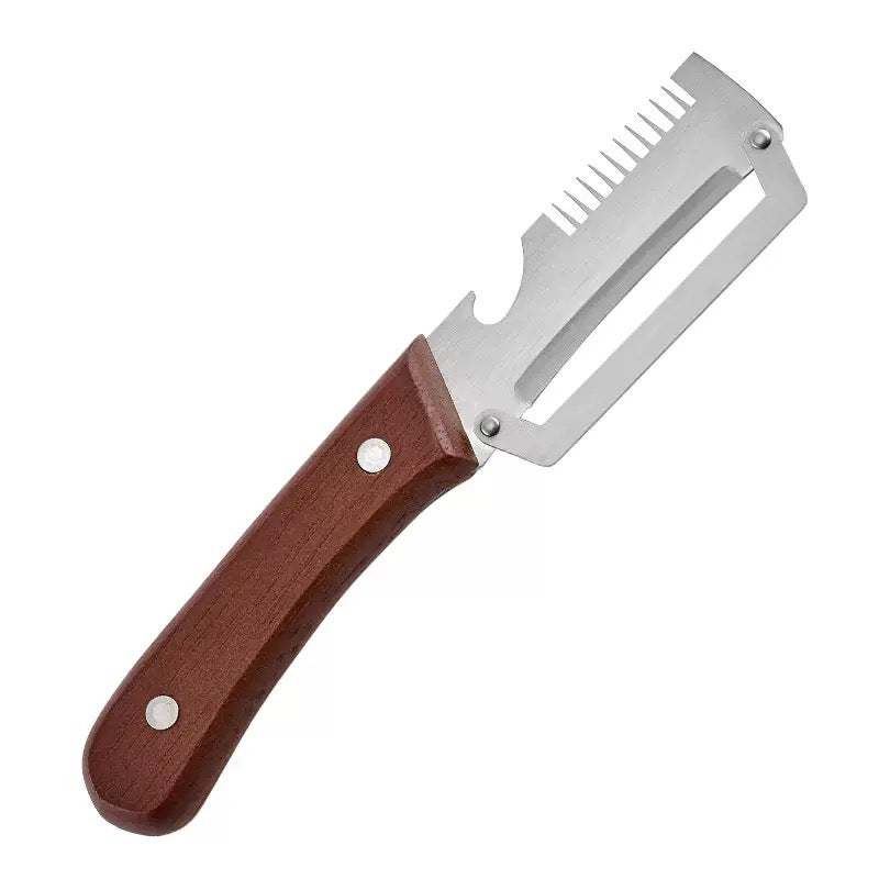 🍎🔪 One blade, endless kitchen magic — multi-function stainless steel peeler & knife for effortless prepping! 🥕✨