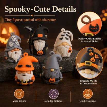 🔥LAST DAY 50% OFF - 24 Days of Halloween Gnome Surprise Figures Advent Calendar Box
