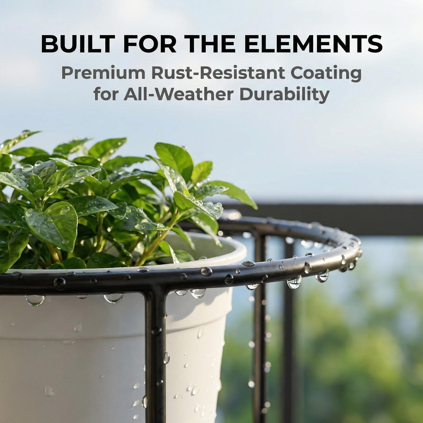 🌸🧺Tool-Free Balcony & Railing Plant Hanger.✨
