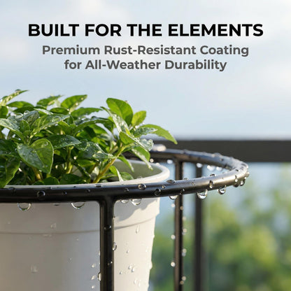 🌸🧺Tool-Free Balcony & Railing Plant Hanger.✨