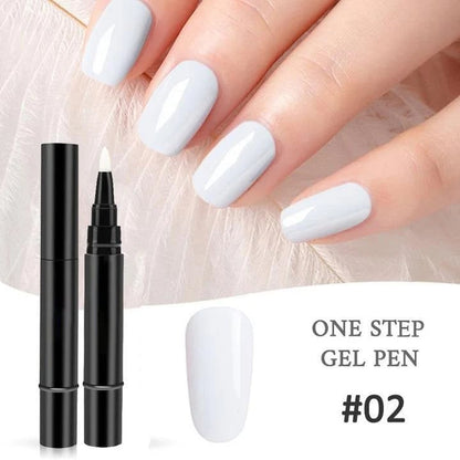 💅 Limited Time Buy 1 Get 1 Free! ✨One Step Nail Gel Pen🎨Free handheld mini UV nail lamp💡