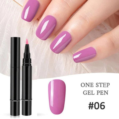 💅 Limited Time Buy 1 Get 1 Free! ✨One Step Nail Gel Pen🎨Free handheld mini UV nail lamp💡