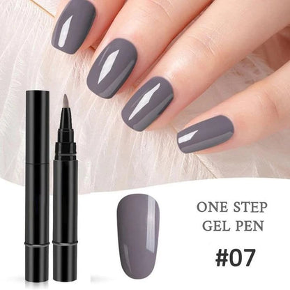 💅 Limited Time Buy 1 Get 1 Free! ✨One Step Nail Gel Pen🎨Free handheld mini UV nail lamp💡