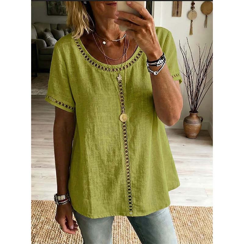 🎁New Arrivals🔥Women's Casual Bohemian Style Hollow-Out Top