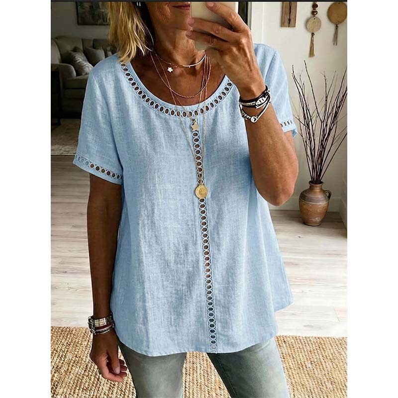 🎁New Arrivals🔥Women's Casual Bohemian Style Hollow-Out Top