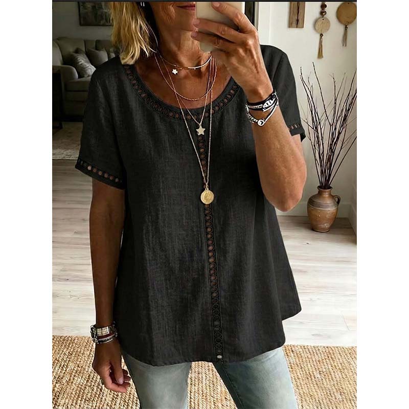 🎁New Arrivals🔥Women's Casual Bohemian Style Hollow-Out Top